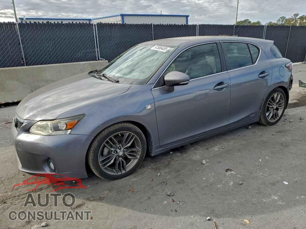 LEXUS CT 200 2012 - JTHKD5BH2C2062729