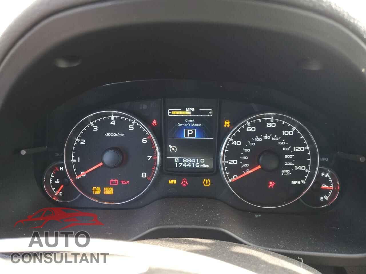 SUBARU OUTBACK 2014 - 4S4BRBKC8E3244711