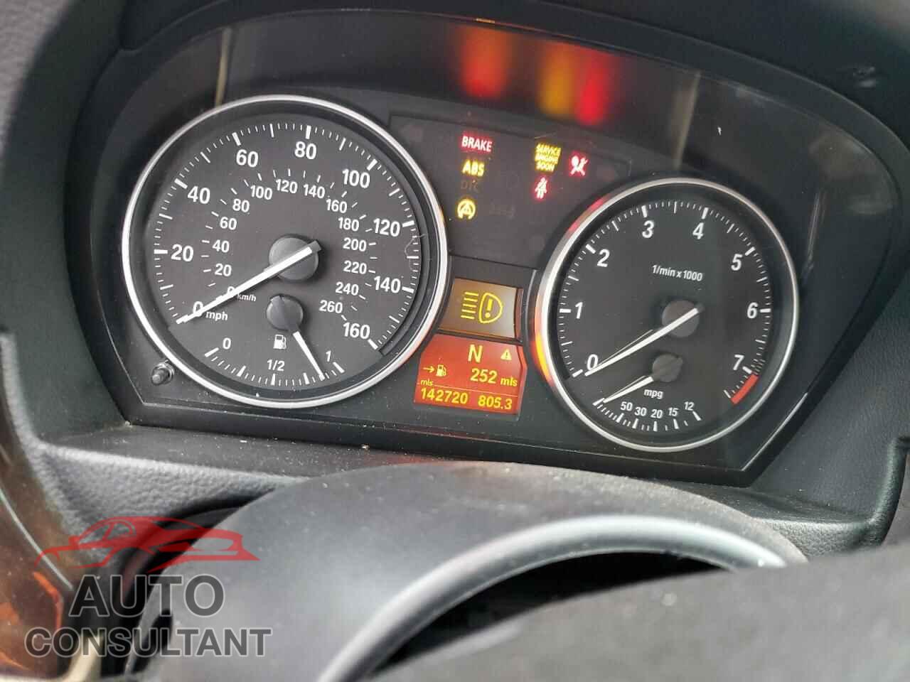 BMW 3 SERIES 2011 - WBAPK7C56BA972754