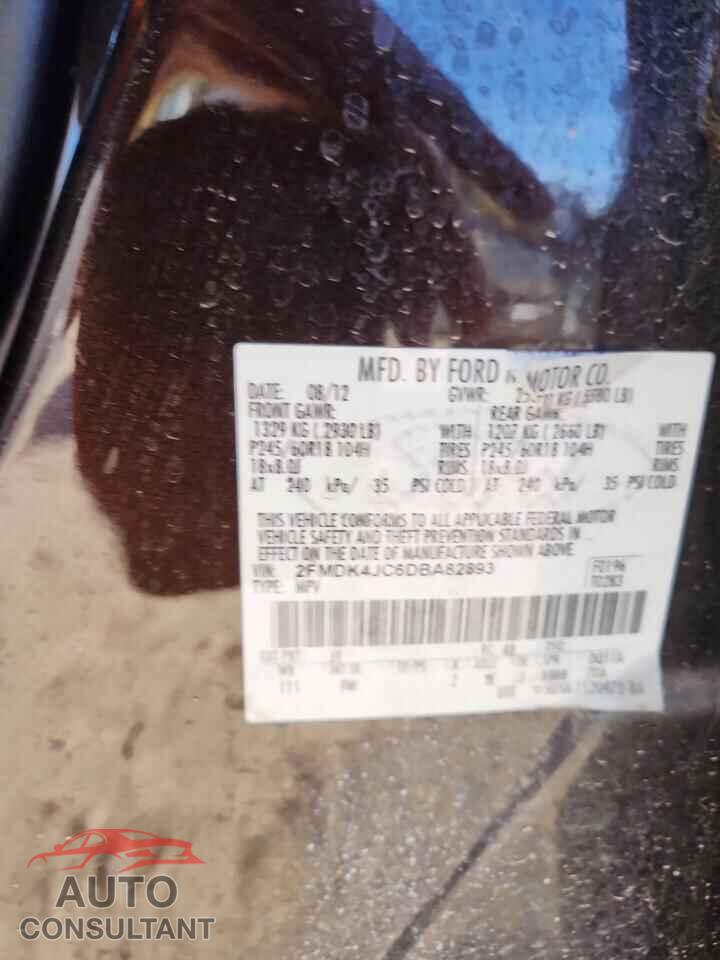 FORD EDGE 2013 - 2FMDK4JC6DBA82893