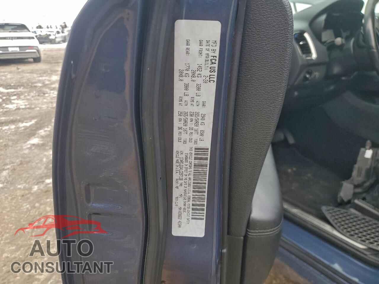 DODGE DURANGO 2020 - 1C4RDJDG4LC297138