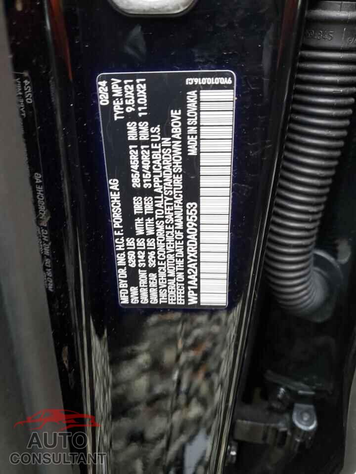 PORSCHE CAYENNE 2024 - WP1AA2AYXRDA09553