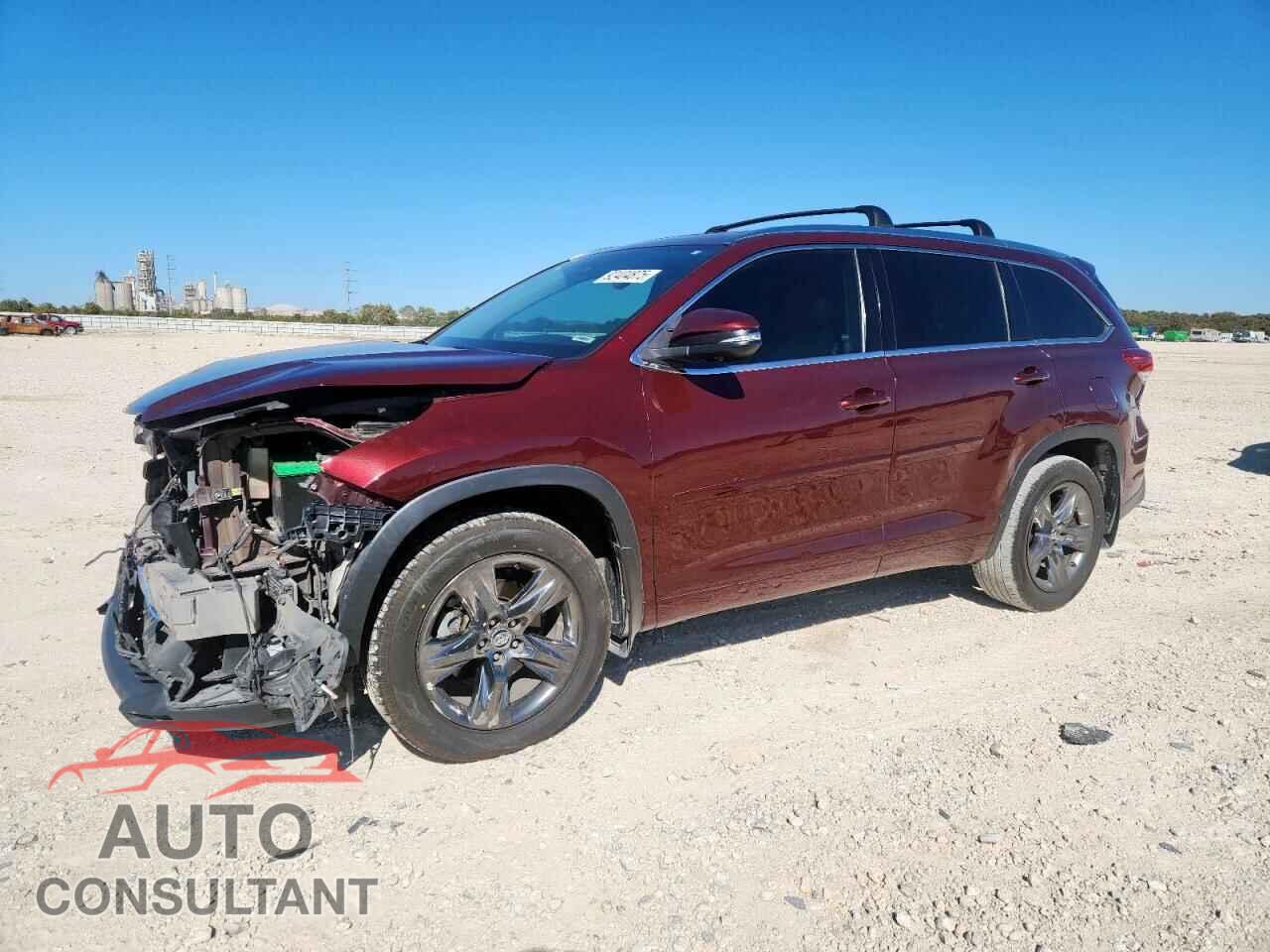 TOYOTA HIGHLANDER 2017 - 5TDYZRFH3HS218050