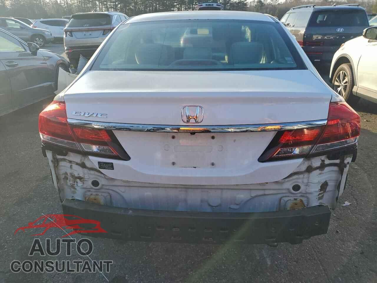 HONDA CIVIC 2013 - 2HGFB2F8XDH504006