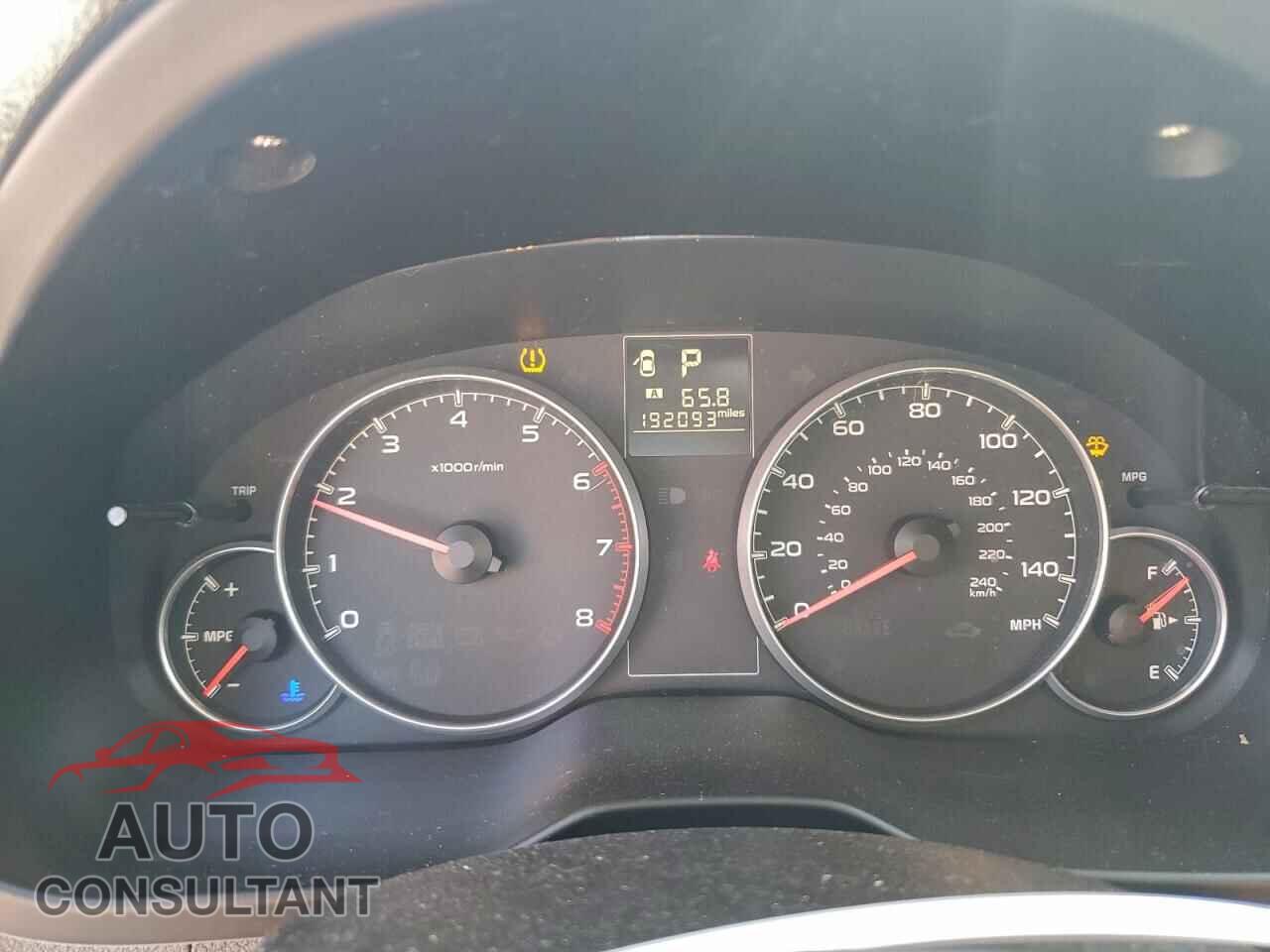 SUBARU OUTBACK 2013 - 4S4BRBGC4D3312882