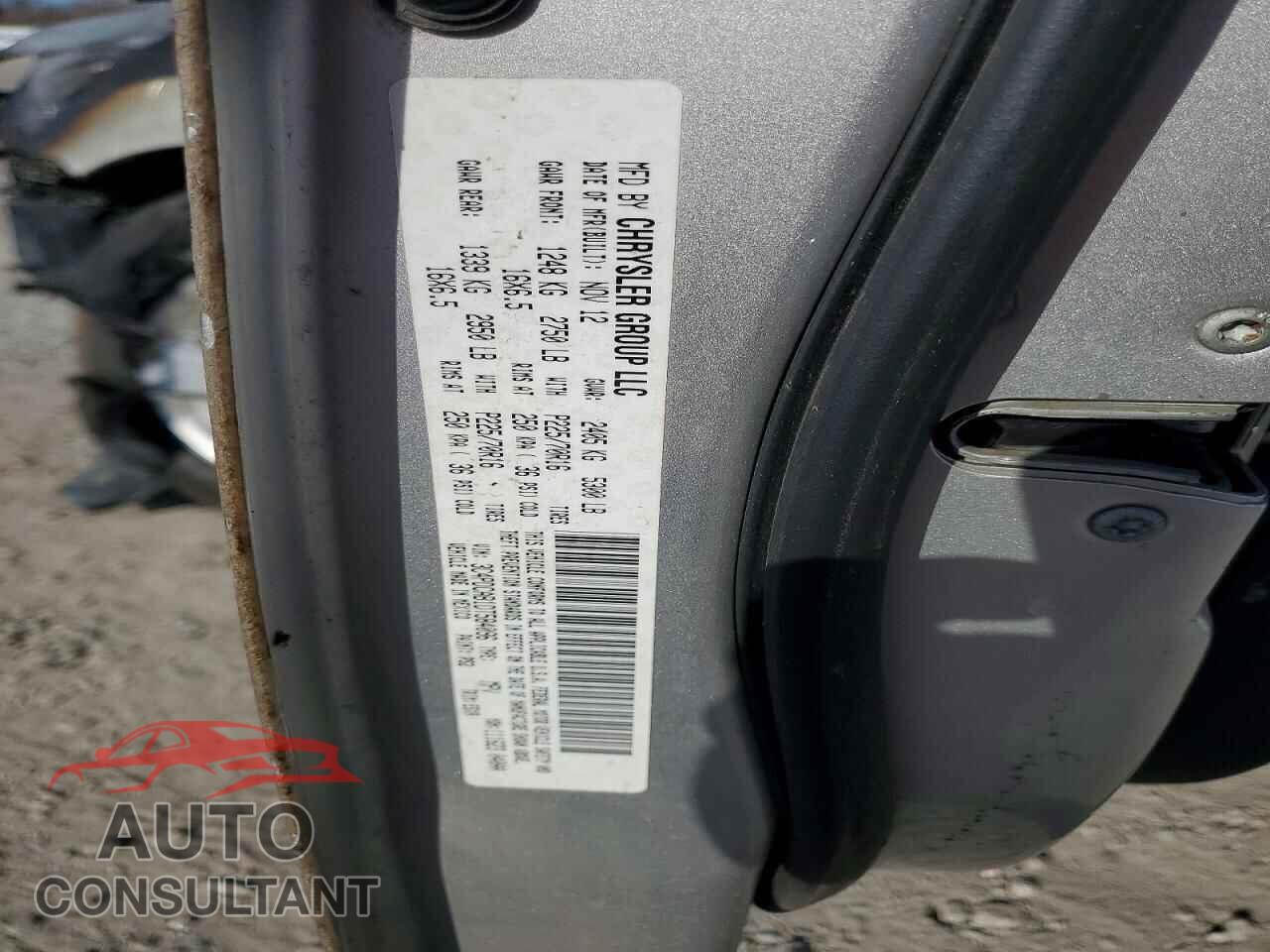 DODGE JOURNEY 2013 - 3C4PDCAB1DT584096