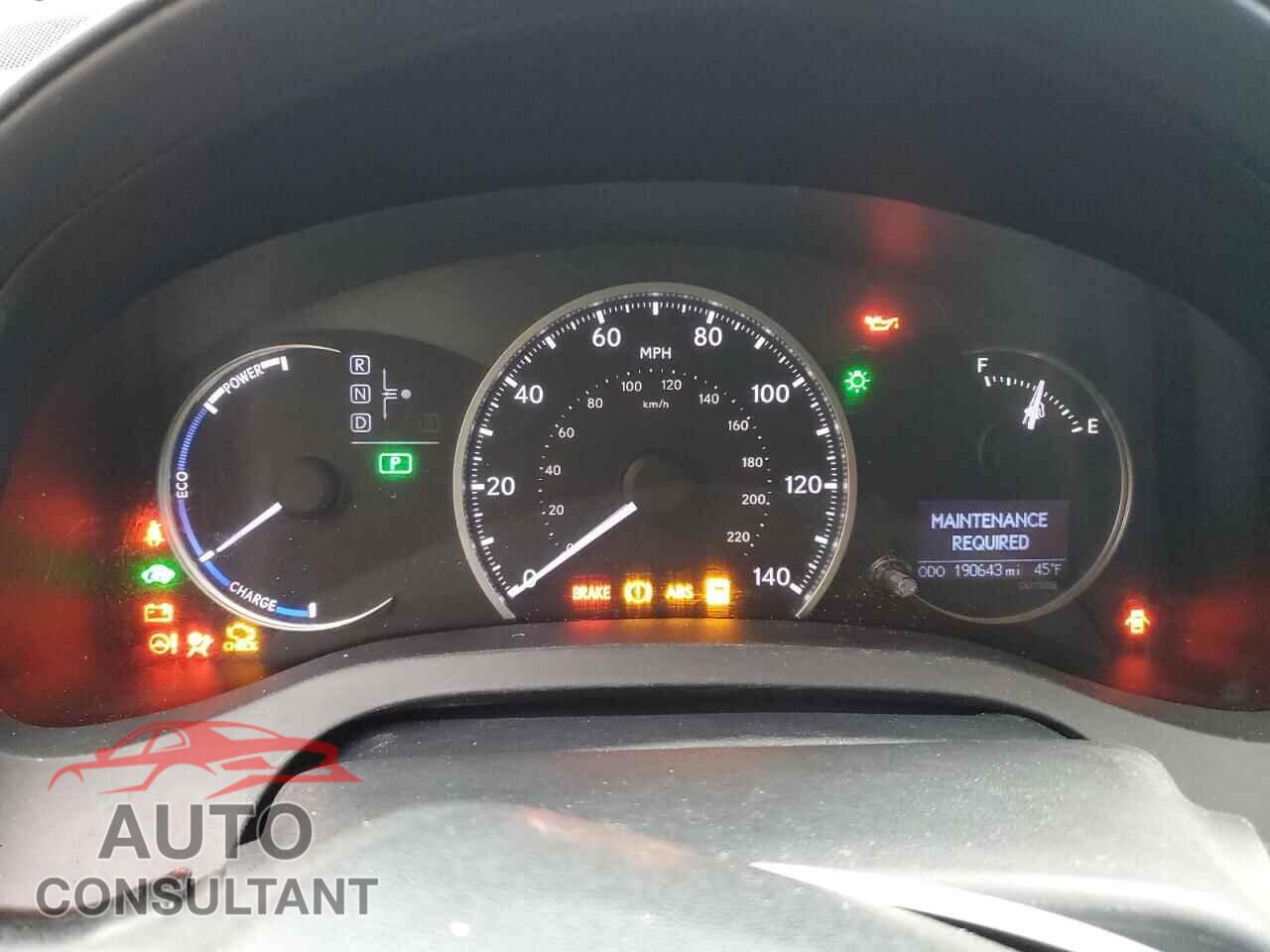 LEXUS CT 200 2015 - JTHKD5BH6F2234247