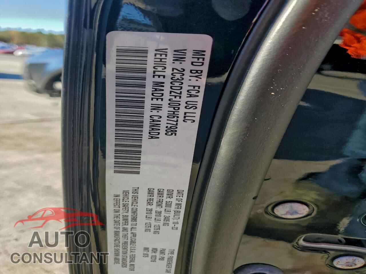 DODGE CHALLENGER 2023 - 2C3CDZFJ0PH677985