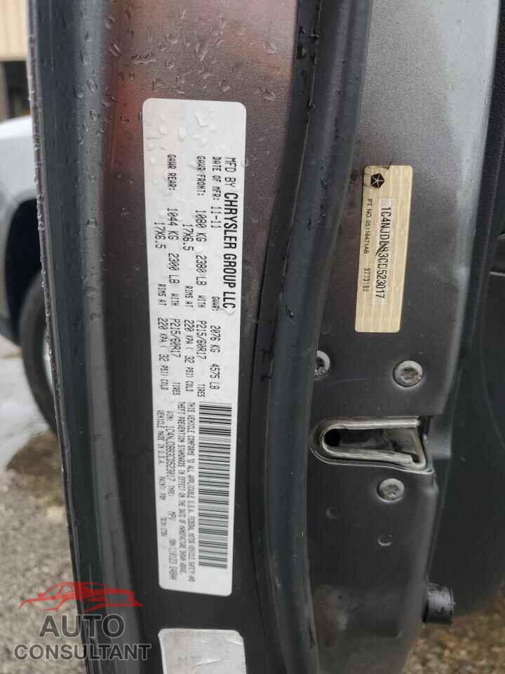 JEEP COMPASS 2012 - 1C4NJDBB3CD523017