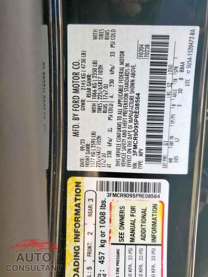 FORD BRONCO 2023 - 3FMCR9D95PRE08564