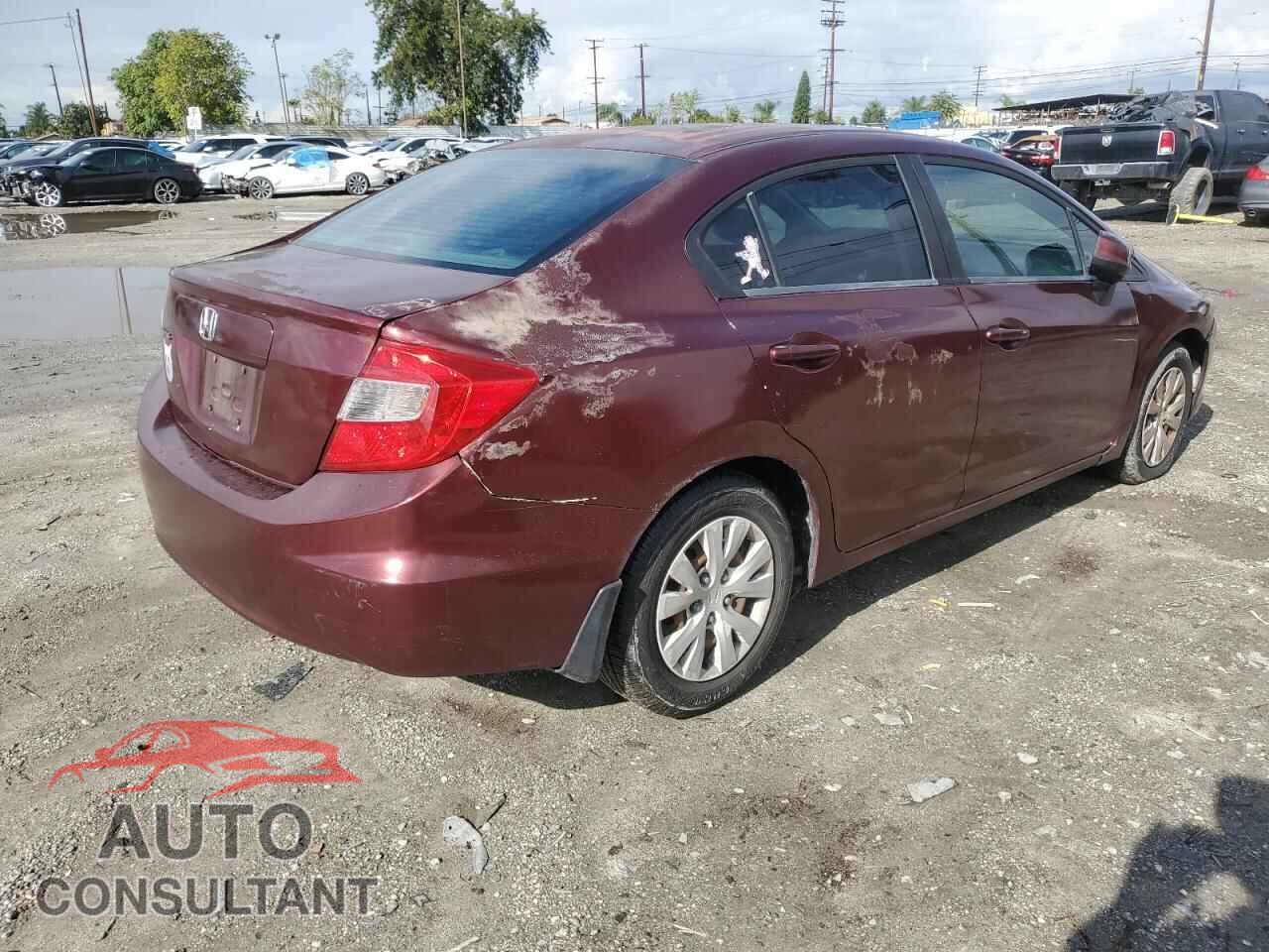 HONDA CIVIC 2012 - 2HGFB2F54CH572726