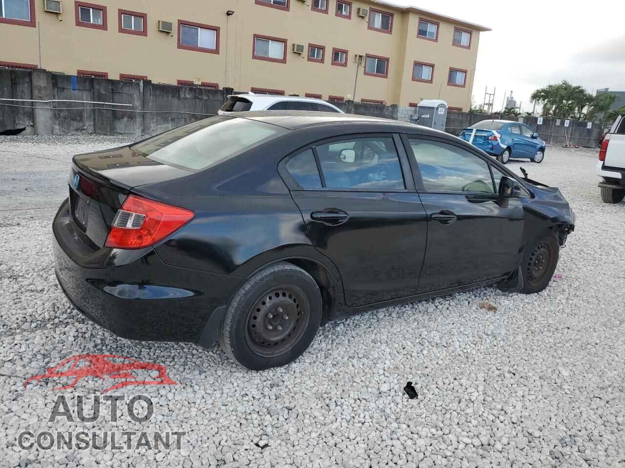 HONDA CIVIC 2012 - 19XFB2F56CE092245