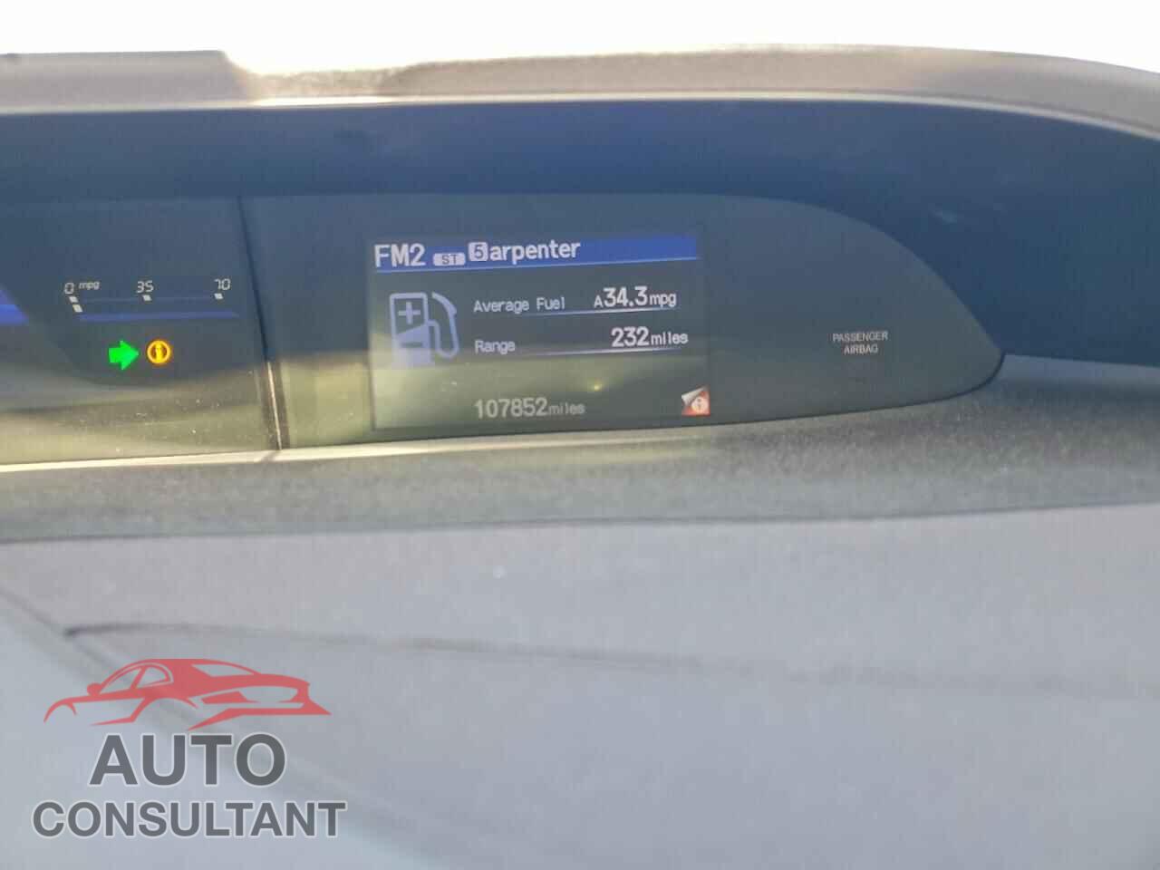 HONDA CIVIC 2012 - 2HGFB2F65CH556933