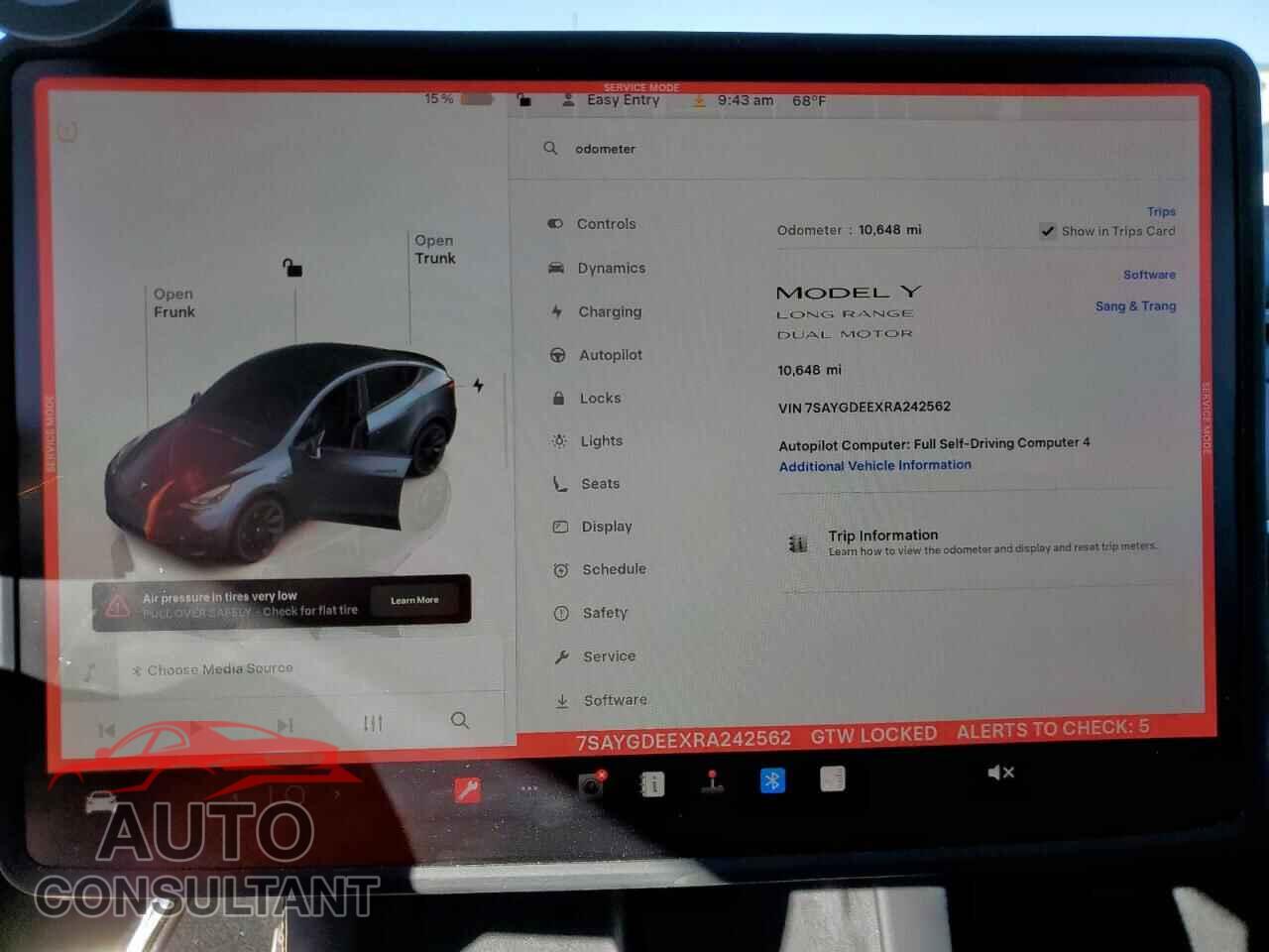 TESLA MODEL Y 2024 - 7SAYGDEEXRA242562