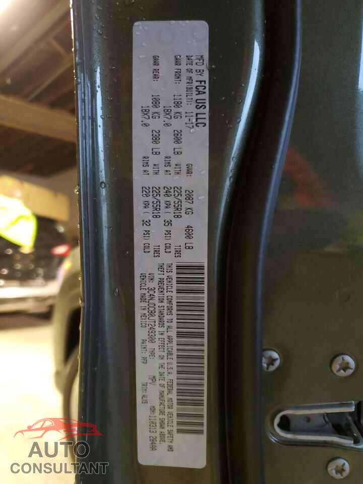 JEEP COMPASS 2018 - 3C4NJDCB0JT249300