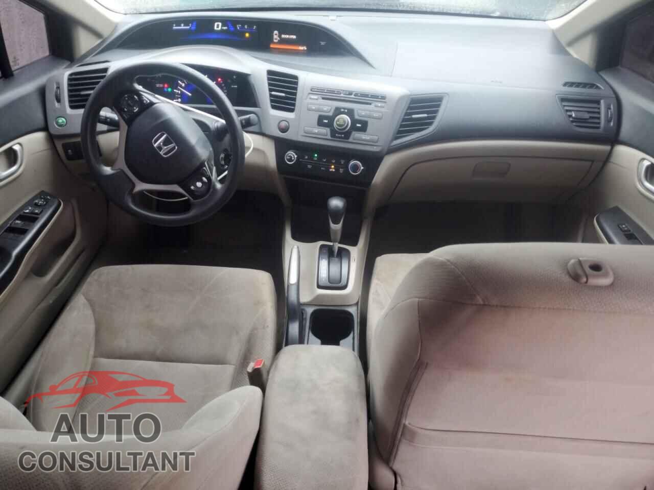 HONDA CIVIC 2012 - 19XFB2F55CE090129