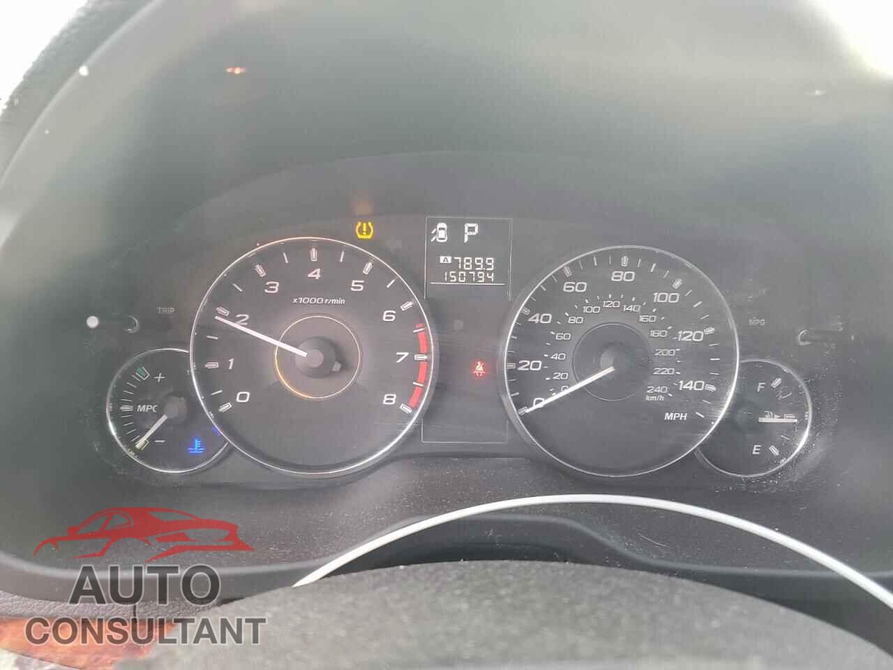SUBARU OUTBACK 2012 - 4S4BRBLC8C3296402