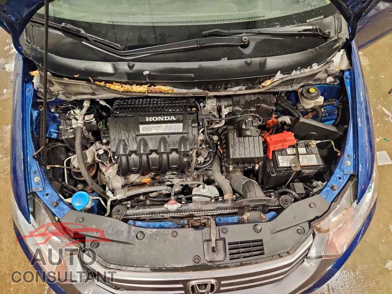 HONDA INSIGHT 2011 - JHMZE2H73BS009027