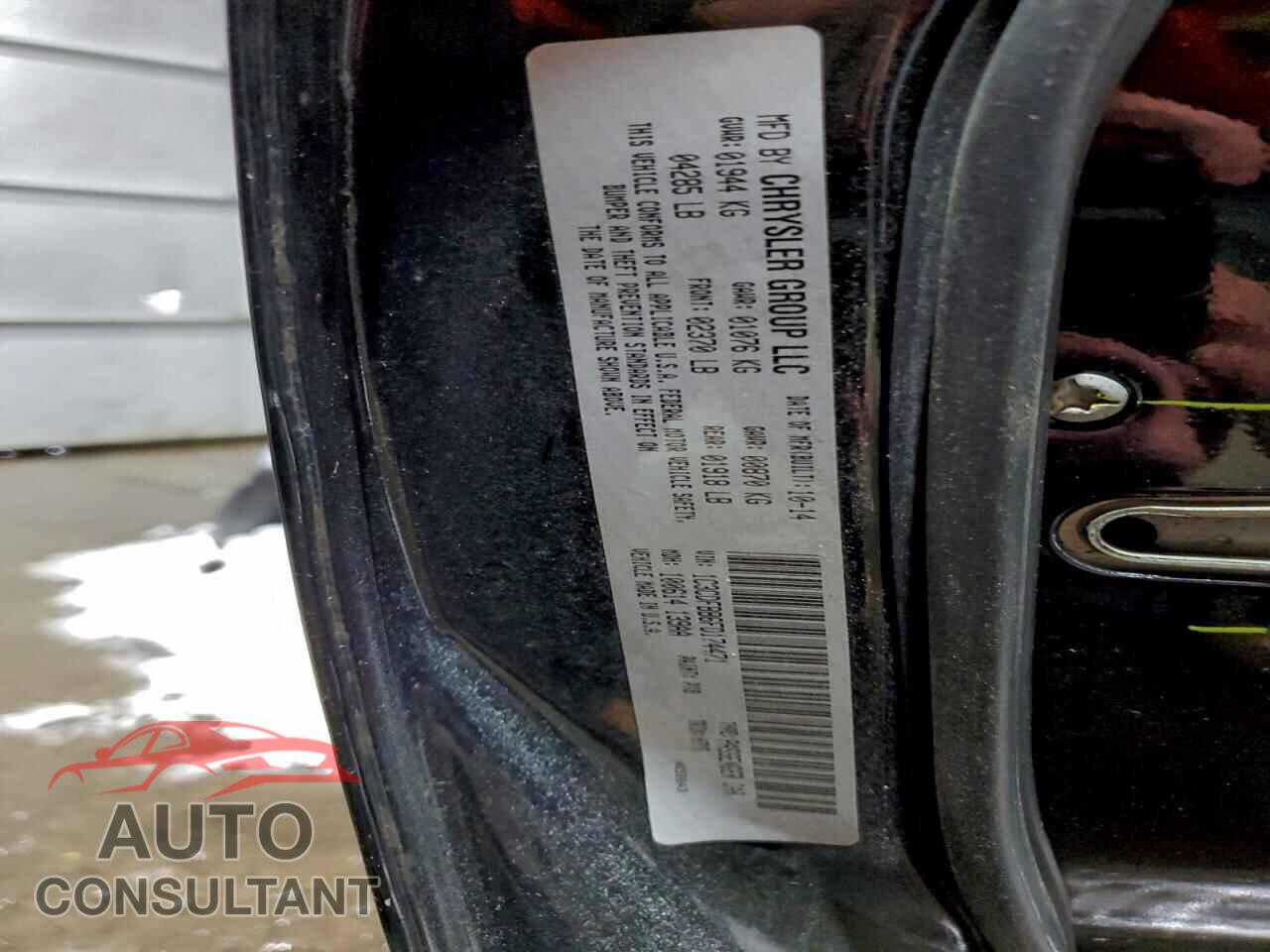 DODGE DART 2015 - 1C3CDFBB6FD174471