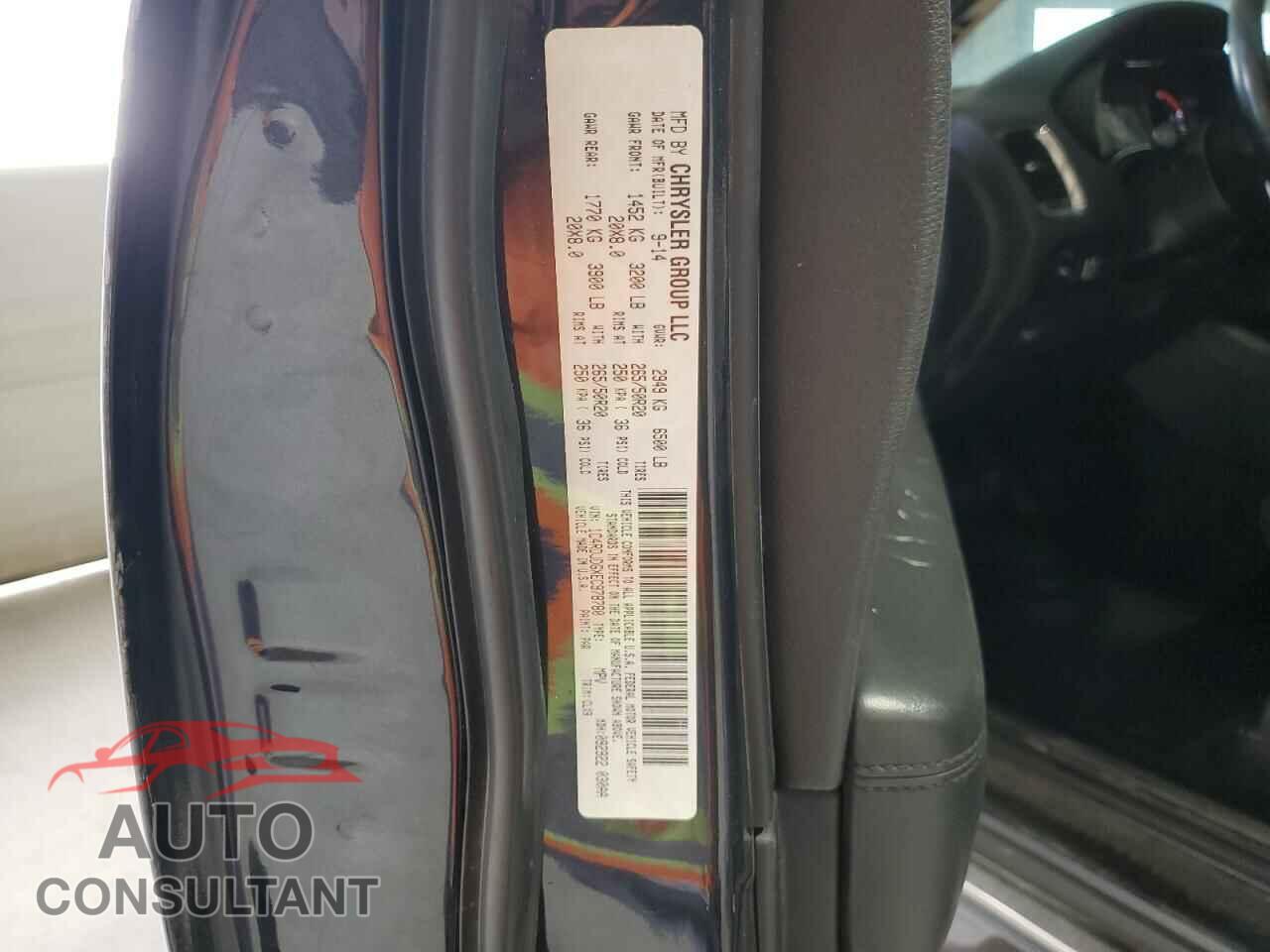 DODGE DURANGO 2014 - 1C4RDJDGXEC978780