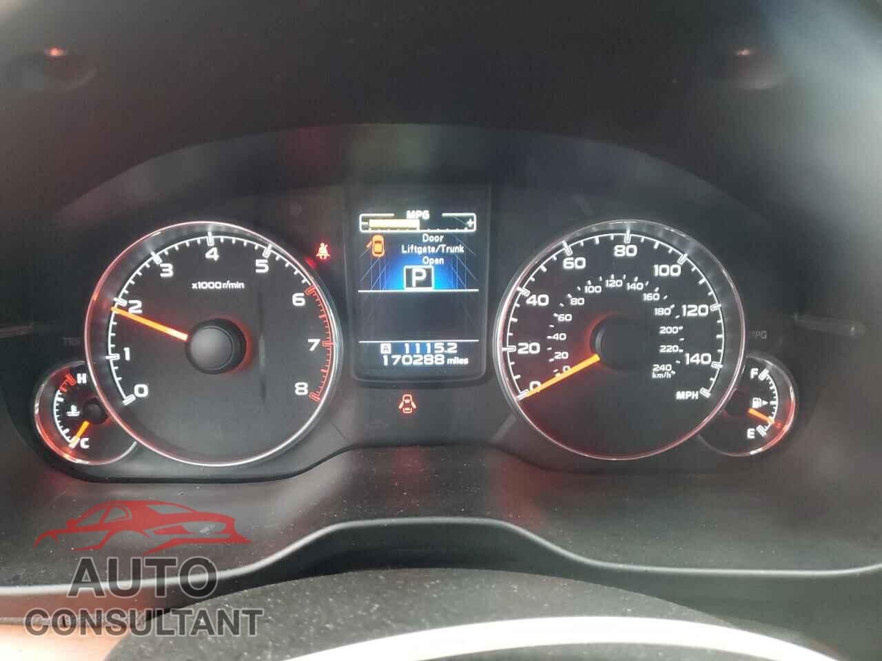 SUBARU OUTBACK 2013 - 4S4BRBLC5D3206768