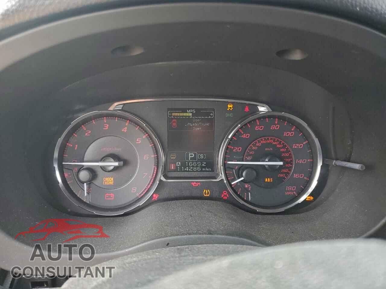 SUBARU WRX 2015 - JF1VA1D62F8835587