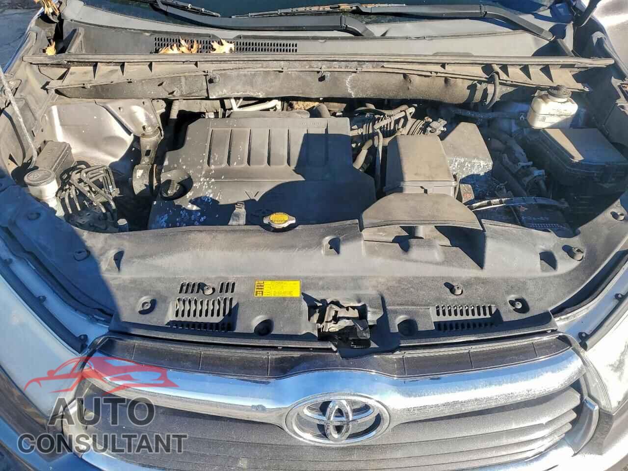 TOYOTA HIGHLANDER 2014 - 5TDBKRFH7ES021663