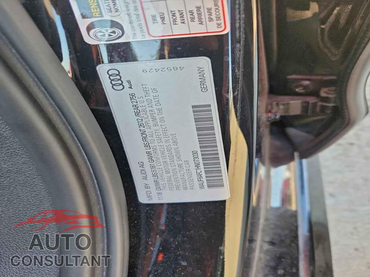 AUDI A6 2017 - WAUF8AFC1HN073030