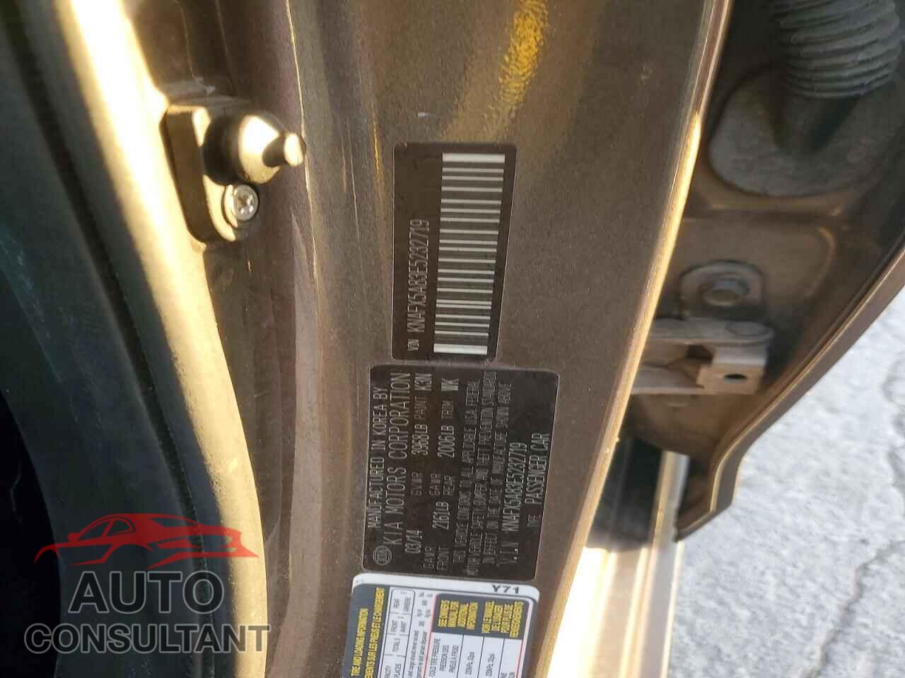 KIA FORTE 2014 - KNAFX5A83E5232719