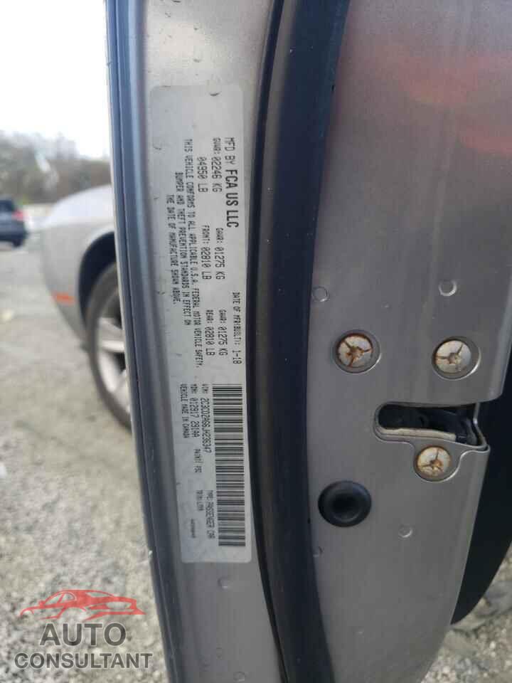 DODGE CHALLENGER 2018 - 2C3CDZAG6JH236347