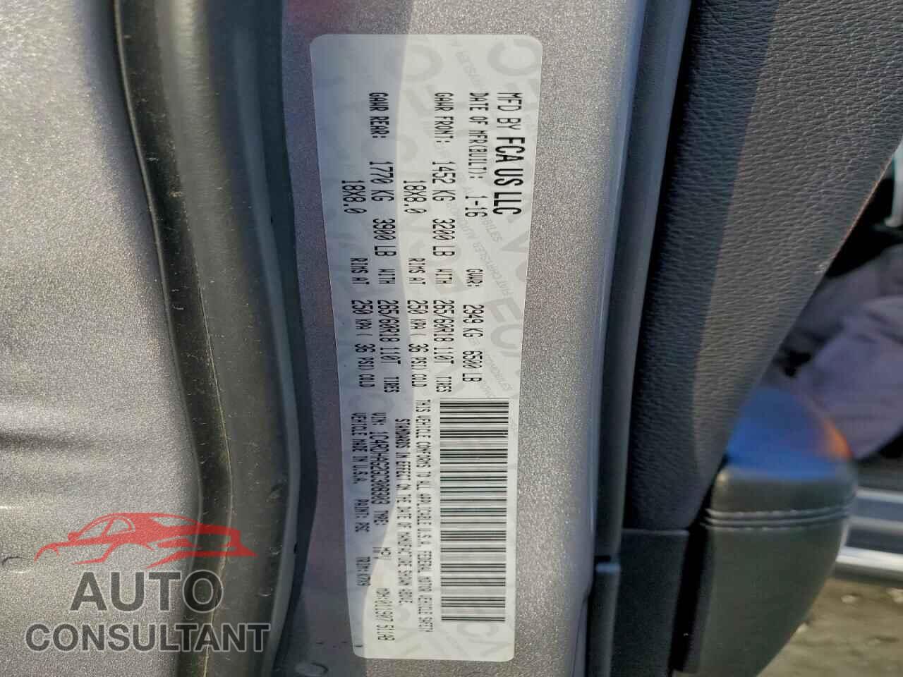 DODGE DURANGO 2016 - 1C4RDHAG2GC308303