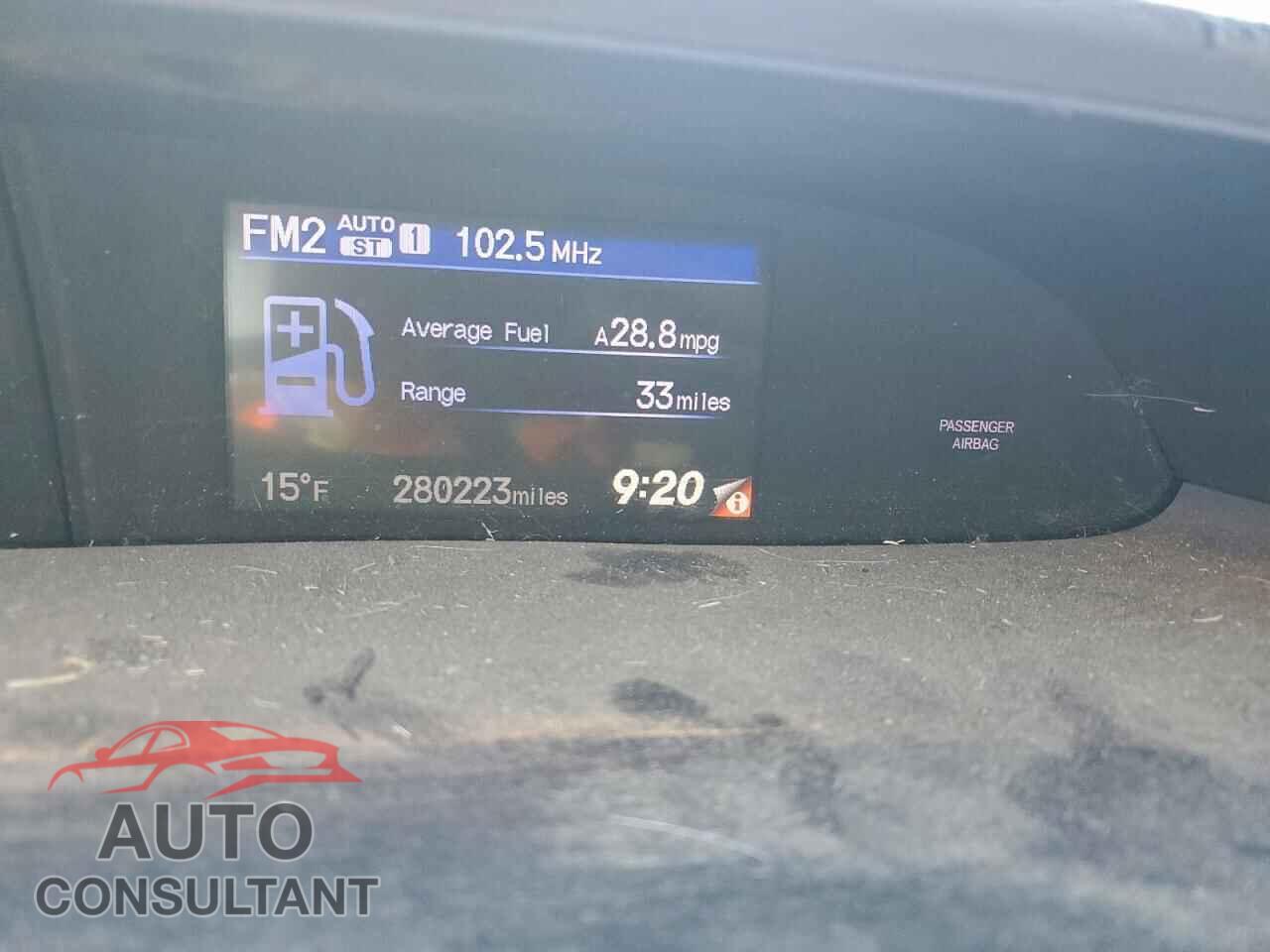 HONDA CIVIC 2012 - 2HGFB2F83CH595490
