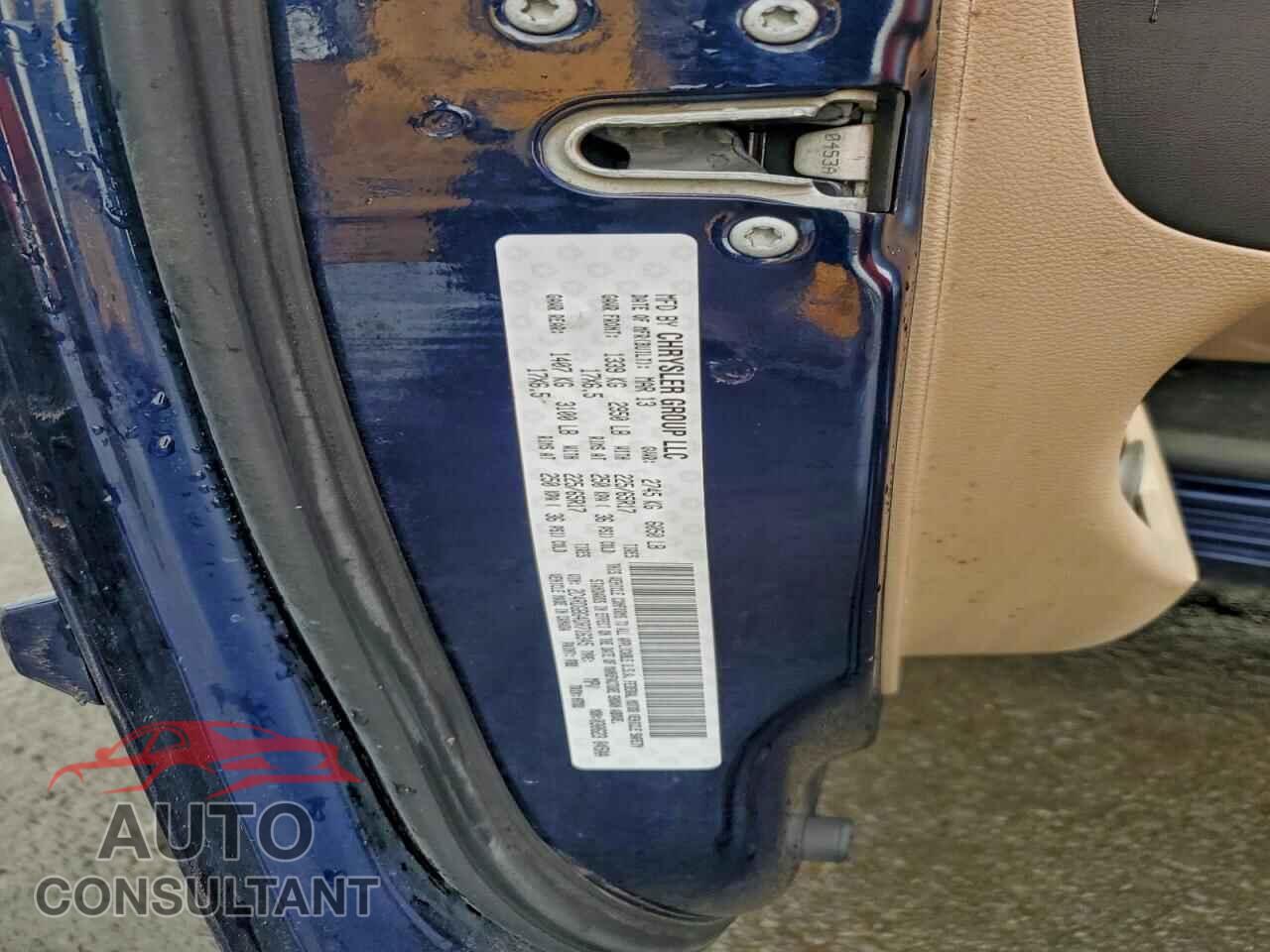 DODGE CARAVAN 2013 - 2C4RDGBG4DR716345