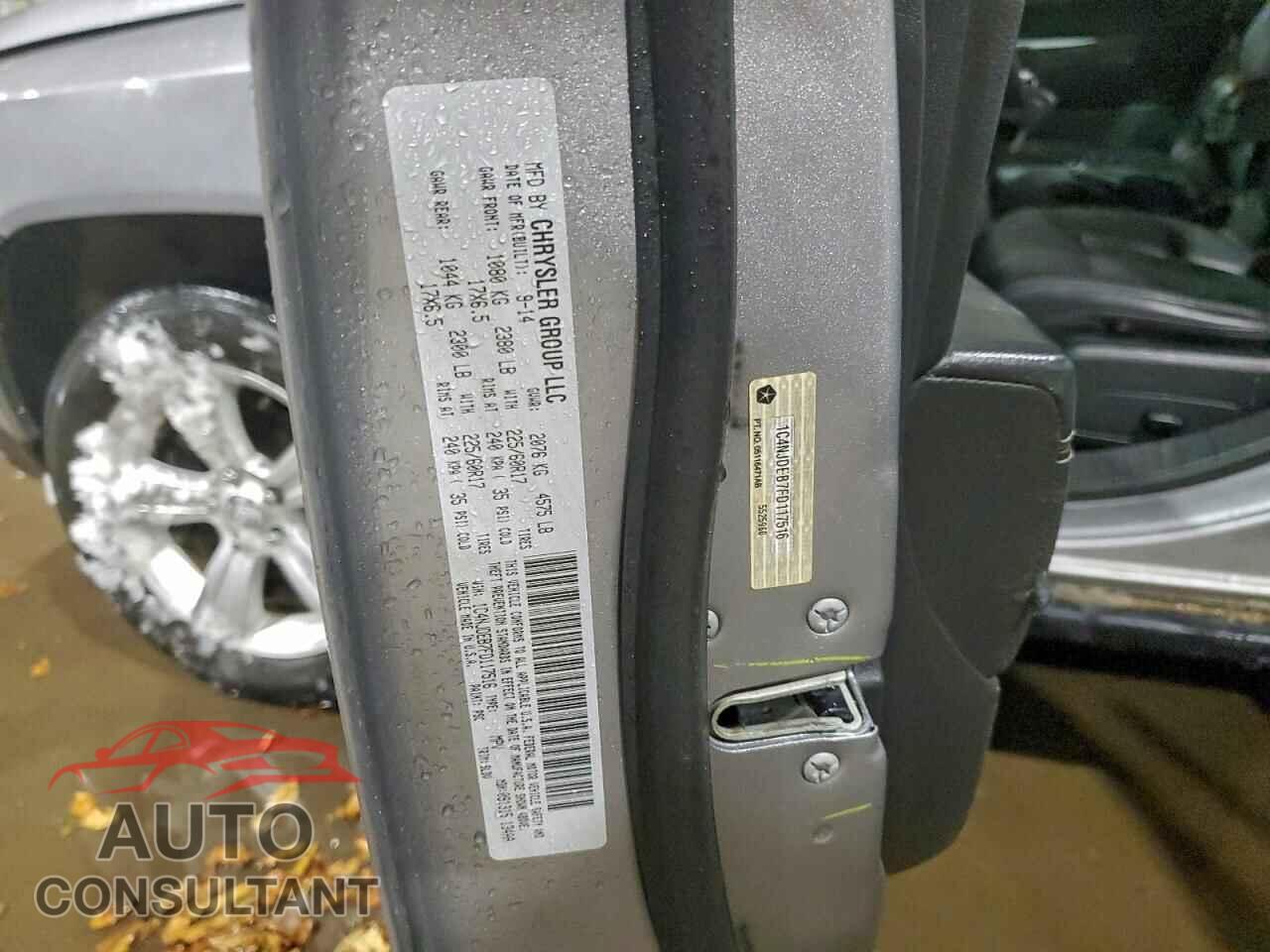 JEEP COMPASS 2015 - 1C4NJDEB7FD117516