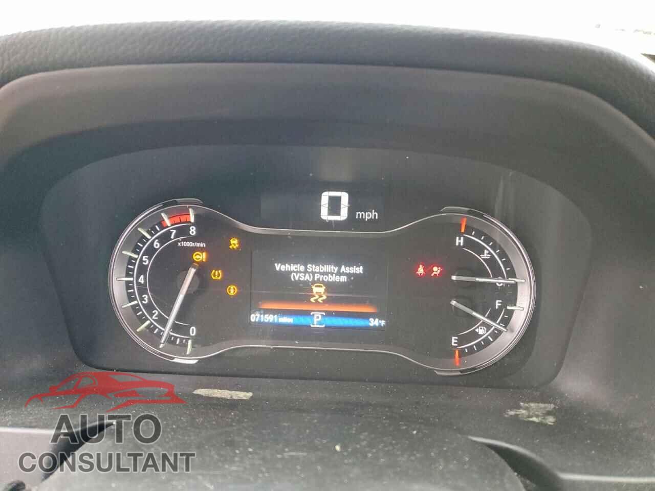 HONDA PILOT 2017 - 5FNYF6H30HB065575