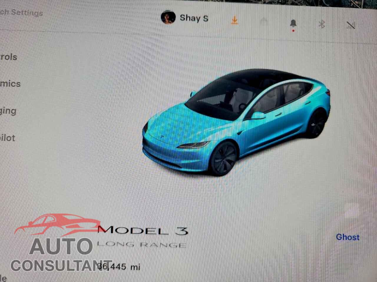 TESLA MODEL 3 2024 - 5YJ3E1EA4RF855787