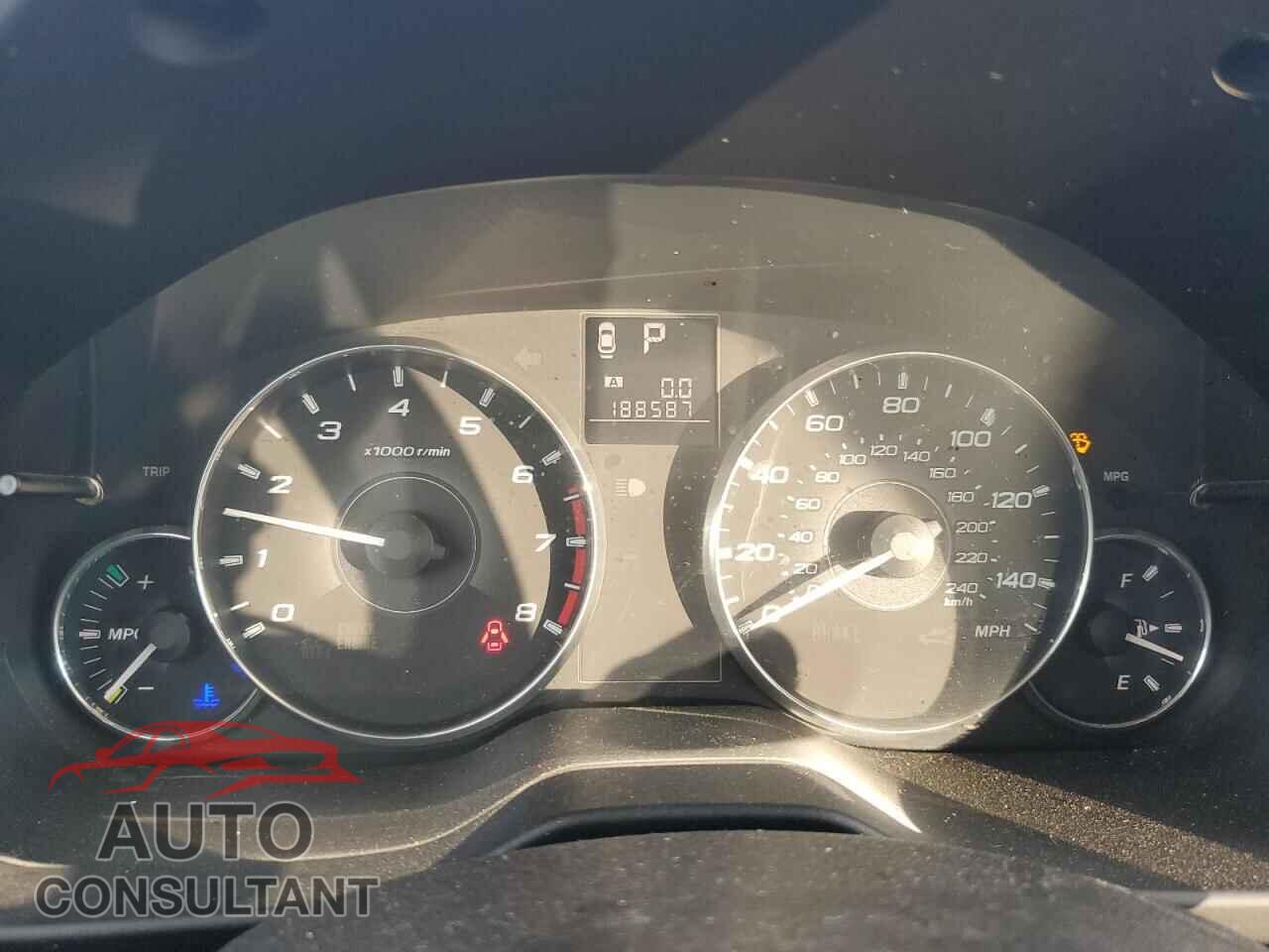 SUBARU OUTBACK 2011 - 4S4BRCCC7B3386483