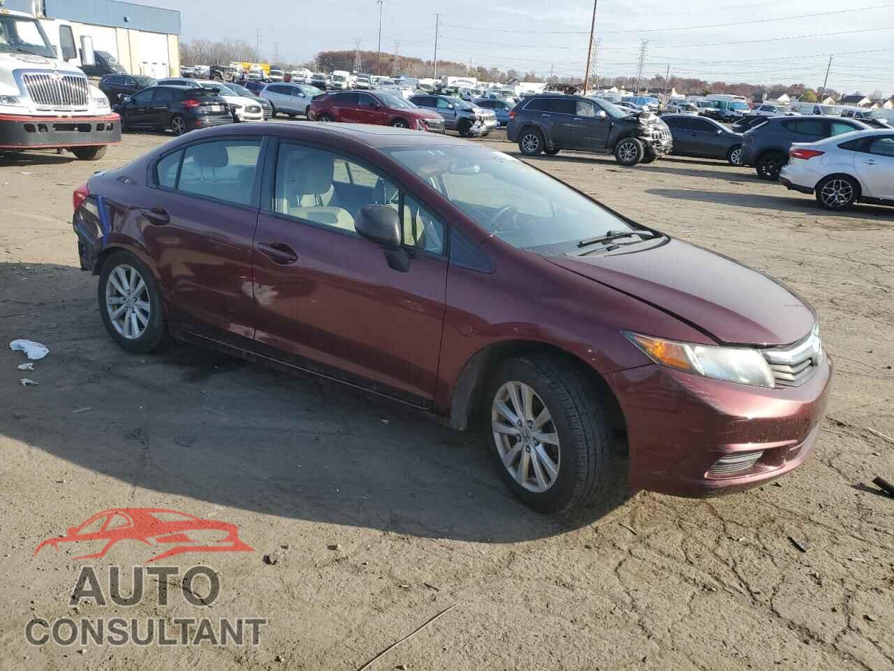 HONDA CIVIC 2012 - 2HGFB2F84CH537467