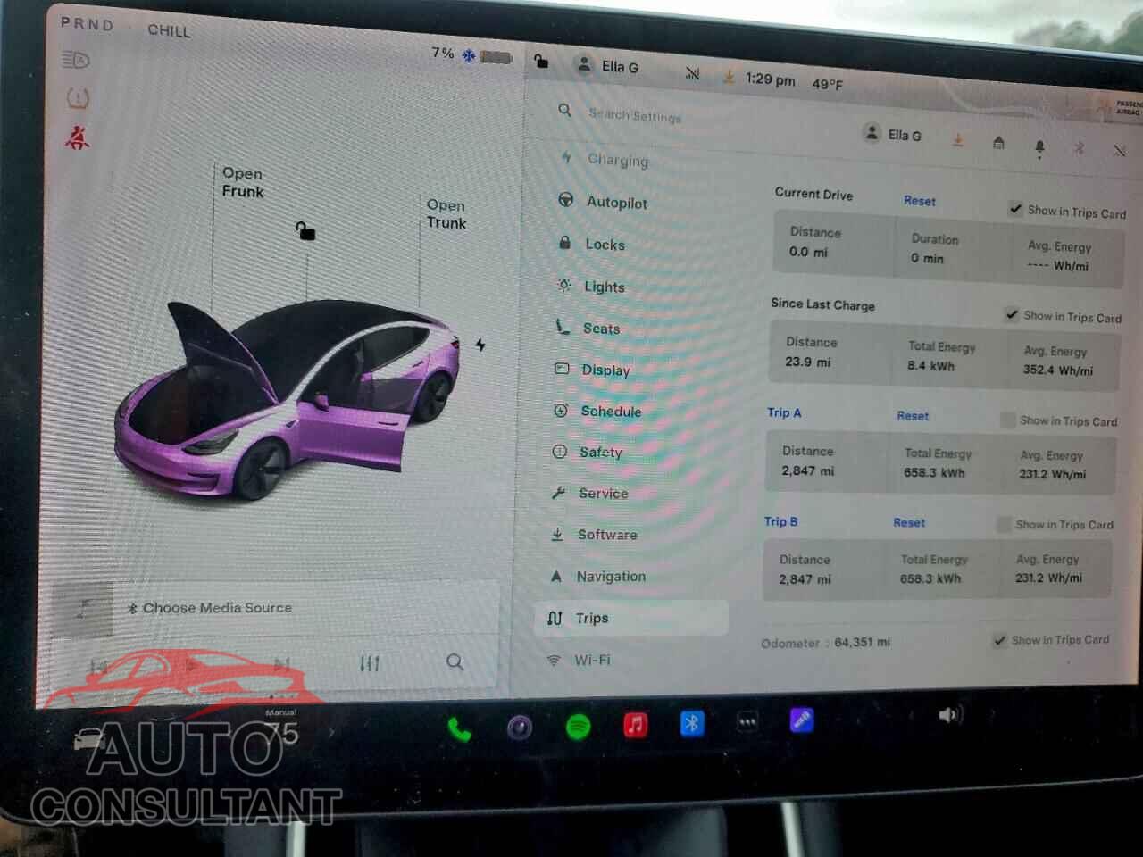 TESLA MODEL 3 2019 - 5YJ3E1EAXKF409746