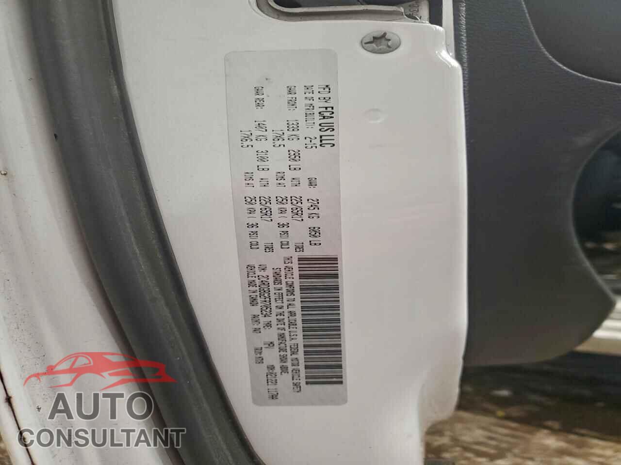 DODGE CARAVAN 2015 - 2C4RDGBG2FR705234
