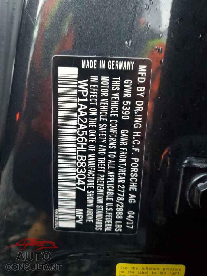 PORSCHE MACAN 2017 - WP1AA2A56HLB83047