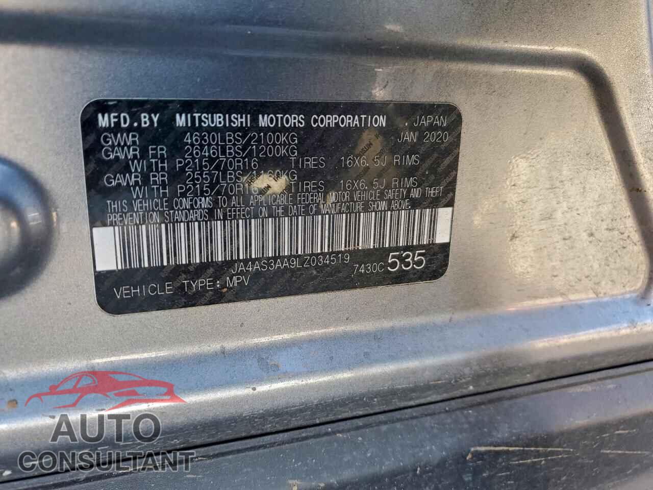 MITSUBISHI ECLIPSE 2020 - JA4AS3AA9LZ034519