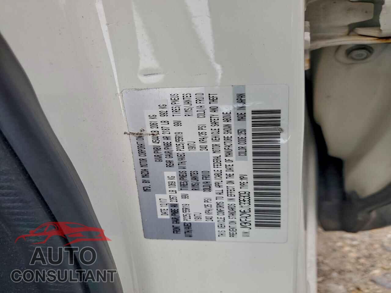 MAZDA CX-5 2018 - JM3KFACM6J1335309