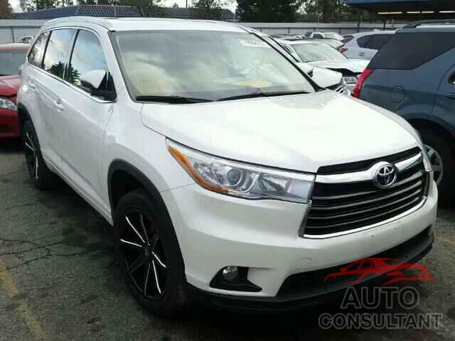 TOYOTA HIGHLANDER 2015 - 5TDKKRFH3FS039661