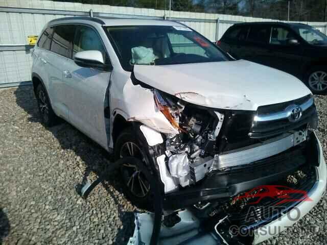 TOYOTA HIGHLANDER 2016 - 5TDKKRFH3GS123576