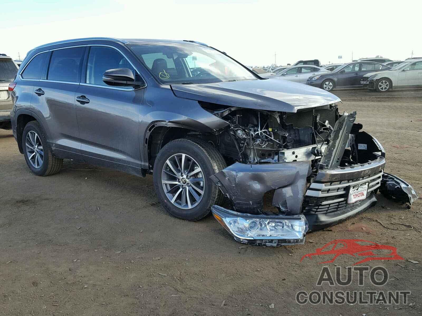 TOYOTA HIGHLANDER 2018 - 5TDJZRFH7JS525535