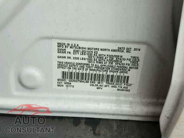 MITSUBISHI OUTLANDER 2015 - 4A4AP3AU5FE013494