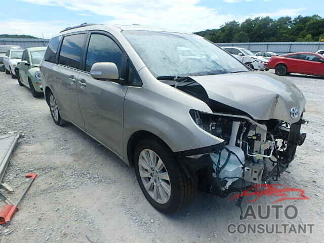 TOYOTA SIENNA 2015 - 5TDYK3DC4FS591779