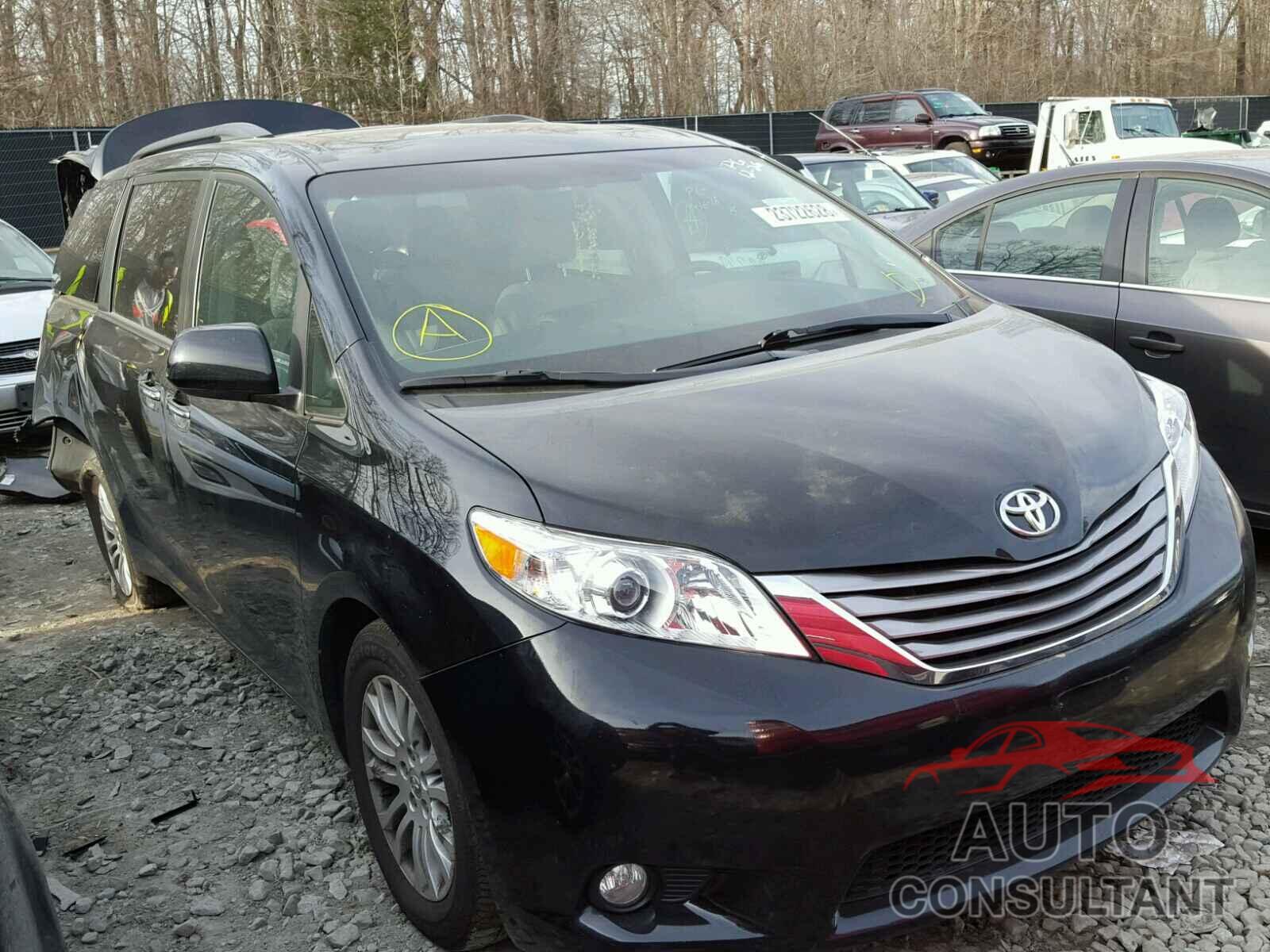 TOYOTA SIENNA 2017 - 5TDYZ3DCXHS815202