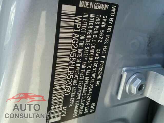PORSCHE MACAN 2017 - WP1AG2A55HLB52080